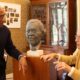 Homerton Principal Lord Simon Woolley hosted a reception to mark the donation of a bust of the late, great Nelson Mandela. The art was made by Homerton alum Jo Standeven, who watched Mandela's daughter, Dr Makaziwe "Maki" Mandela-Amuah, express her appreciation.