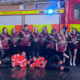 The women’s team of March Bears Rugby Club learn some basic fire fighter techniques during a visit to March Fire Station. PHOTO: Cambs Fire and Rescue