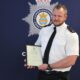 Mark Coteman, who served as a PC with Cambridgeshire Constabulary pleaded guilty to three charges. In 2021(above) he was commended for bravery