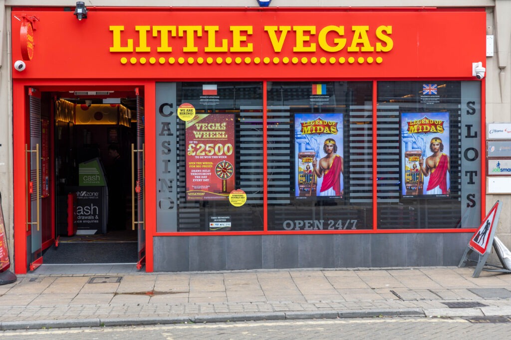 ‘No more gambling shops - it is time to stop the rot and take back control of our city centre,’ says Andrew Pakes, Labour candidate for Peterborough at the General Election. Above: Part of our journey through the city spotting betting shops and slot arcades. PHOTO: Terry Harris