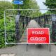 Jesus Green Lock footbridge (above) and Baits Bite Lock footbridge have been temporarily closed, following the Conservators of the River Cam’s decision to close both locks. PHOTO: Camcycle