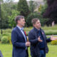 Mayor Dr Nik Johnson (right) in Peterborough yesterday with Andrew Pakes, Labour candidate for Peterborough at the general election. Dr Johnson chairs the Combined Authority meeting on June 5 that is expected to kick start community land trust probe. PHOTO: Terry Harris