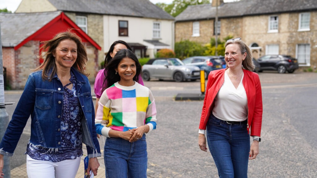 Akshata Murty took along Lucia Hunt, wife of the Chancellor, Jeremy Hunt, and Susie Cleverly, wife of the Home Secretary, James Cleverly to support Lucy Frazer