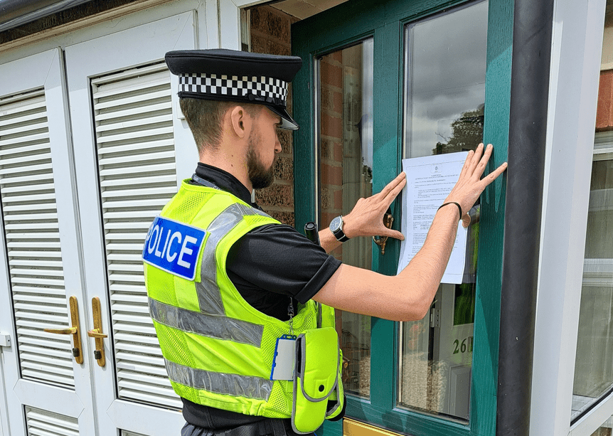 A closure order was issued to 26 Militia Way today (5 June) after a successful application from East Cambridgeshire neighbourhood officers to Peterborough magistrates’ court.