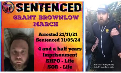 Sexual predator Grant Brownlow of March, Cambridgeshire, was jailed for four and a half years, to serve half with the remaining term on licence. He will be on the Sex Offenders Register for life and given a Sexual Harm Prevention Order.