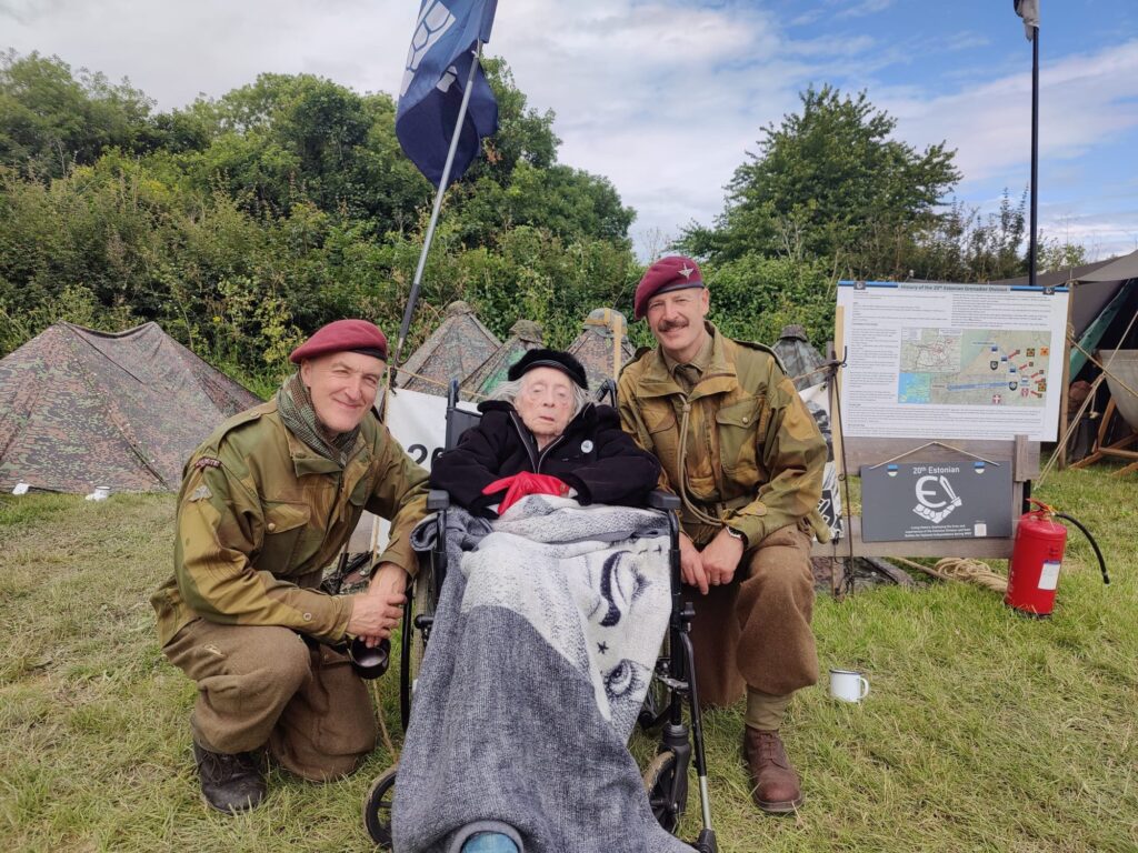 Hilton Park Care Home in Bottisham arranged for Dorothy Smith, 104, to visit the event at Bottisham Airfield Museum.