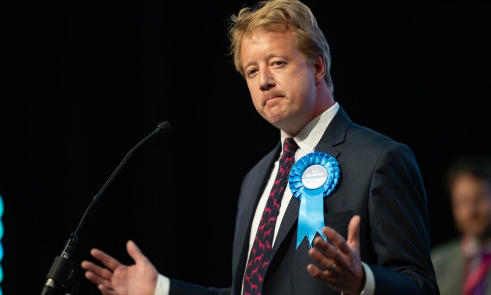 Paul Bristow awaiting result of the count in Peterborough. Photo: Terry Harris