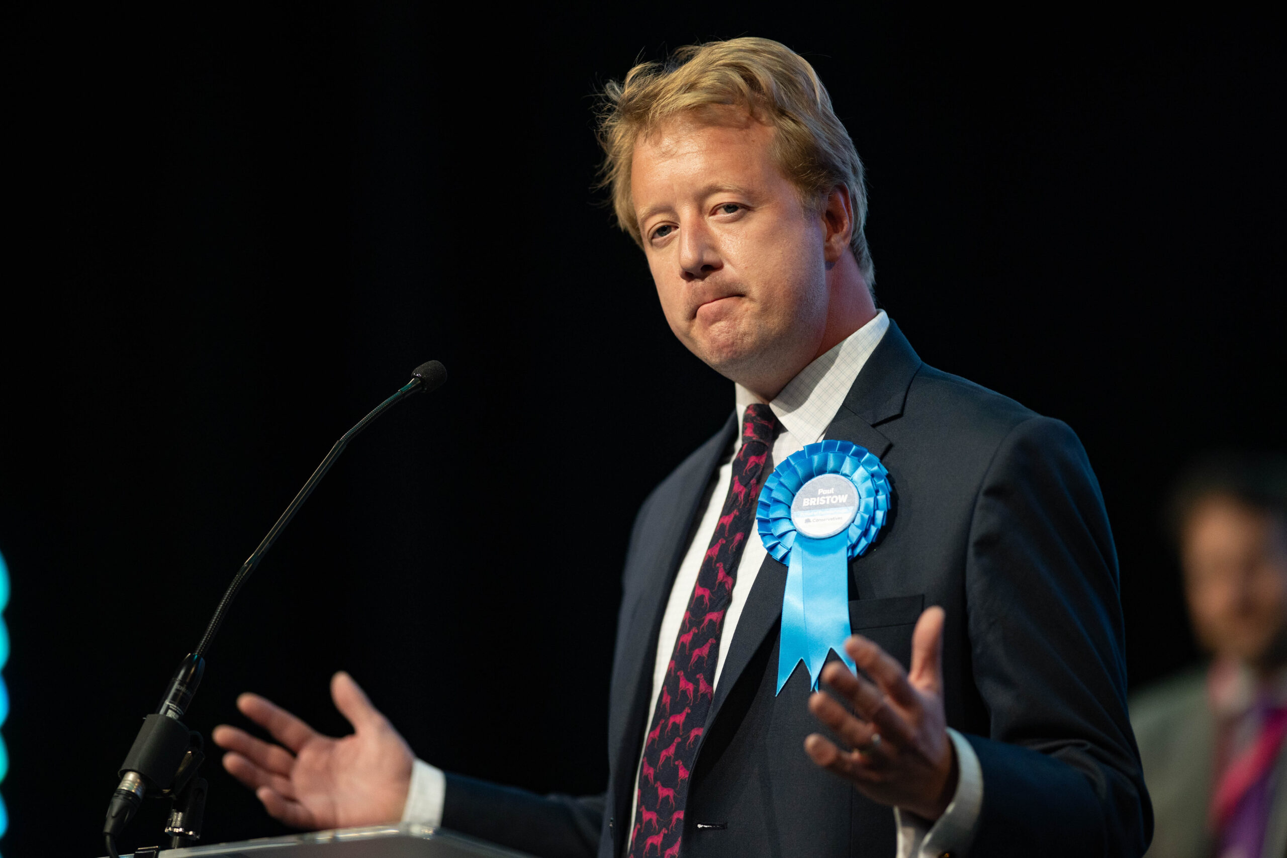 Paul Bristow awaiting result of the count in Peterborough. Photo: Terry Harris