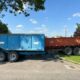 Large trailers have been placed across the entrance to the Pymoor rec