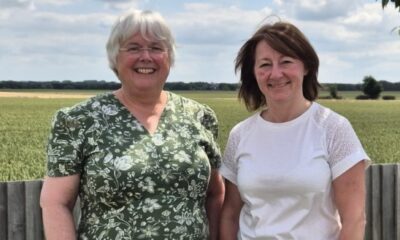 Charlotte Cane (left), the Lib Dem for Ely and East Cambridgeshire elected last Thursday met opponents of the Sunnica solar farm before the election. She pledged to oppose it.