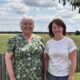 Charlotte Cane (left), the Lib Dem for Ely and East Cambridgeshire elected last Thursday met opponents of the Sunnica solar farm before the election. She pledged to oppose it.