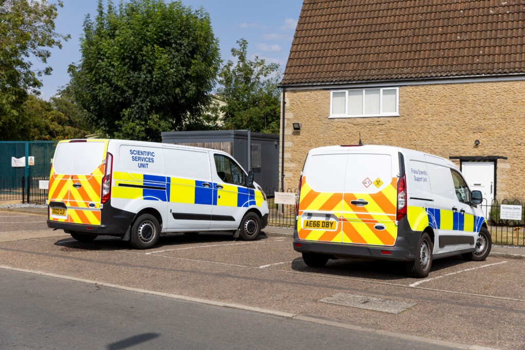 Police are investigating a triple stabbing in Peterborough in the early hours of today. The stabbings took place in Freston, Paston; two teenagers remain in hospital ‘in a serious condition’. PHOTO: Terry Harris 